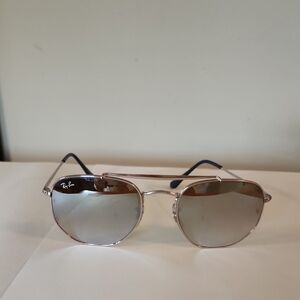 Ray-Ban Metallic Aviator Sunglasses